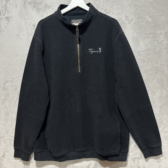 Straight Down Other - Straight Down Major 1/4 Zip Long Sleeve Fleece Size XL Embroidered The Legend